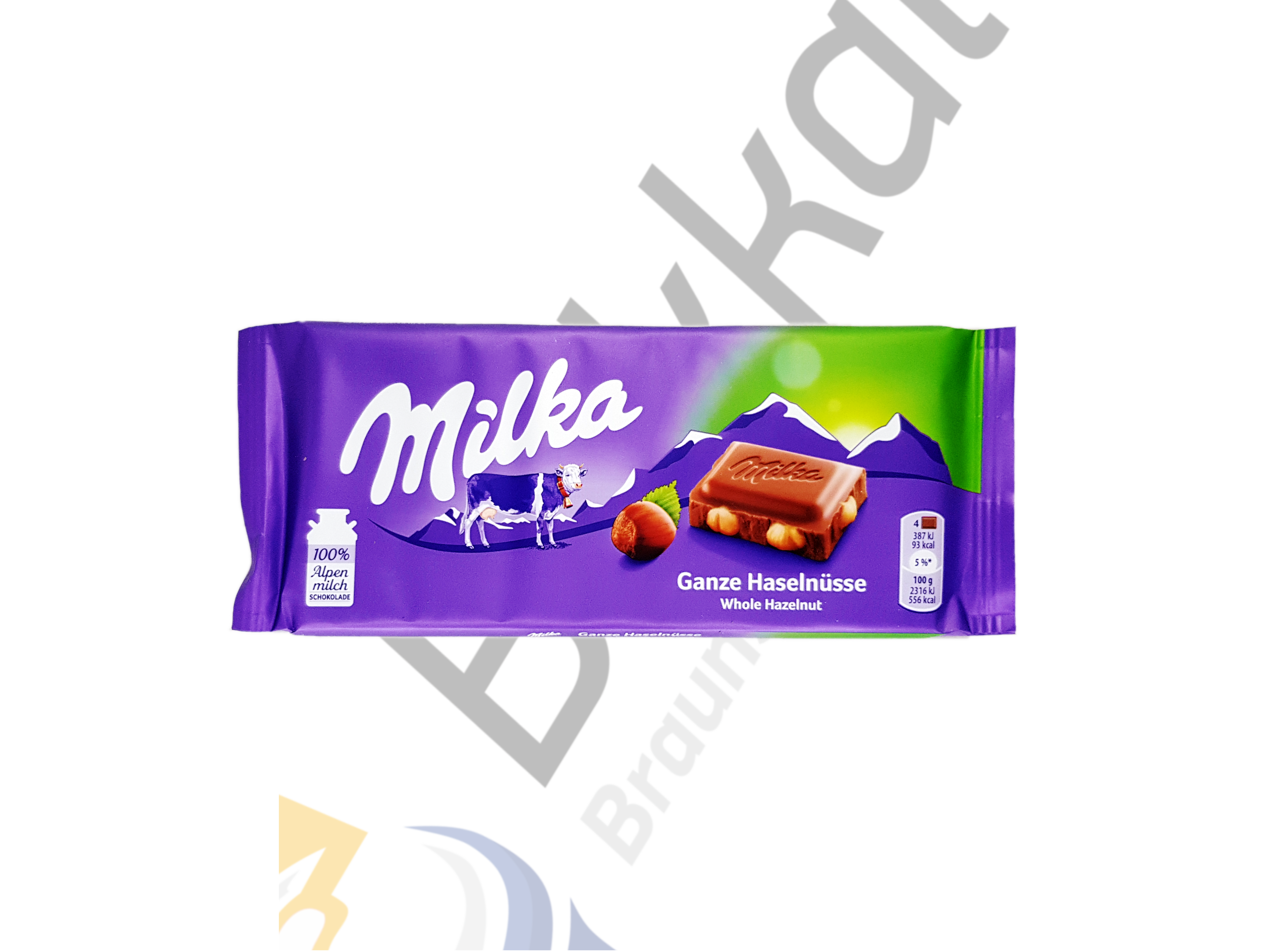 Milka Tafelschokolade - Ganze Haselnüsse 100gr