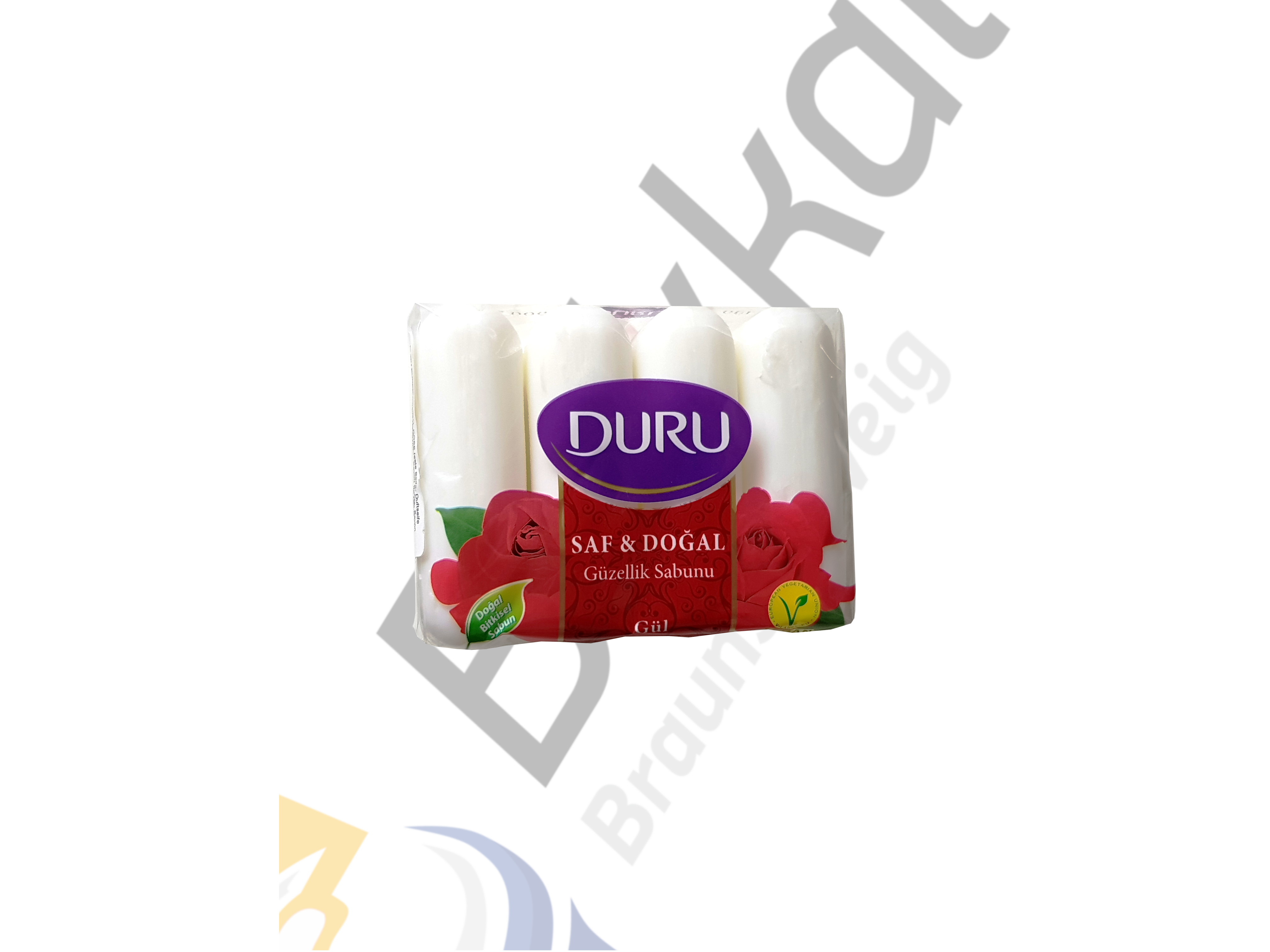 Duru  SAF ve DOĞAL GÜL 4x70g