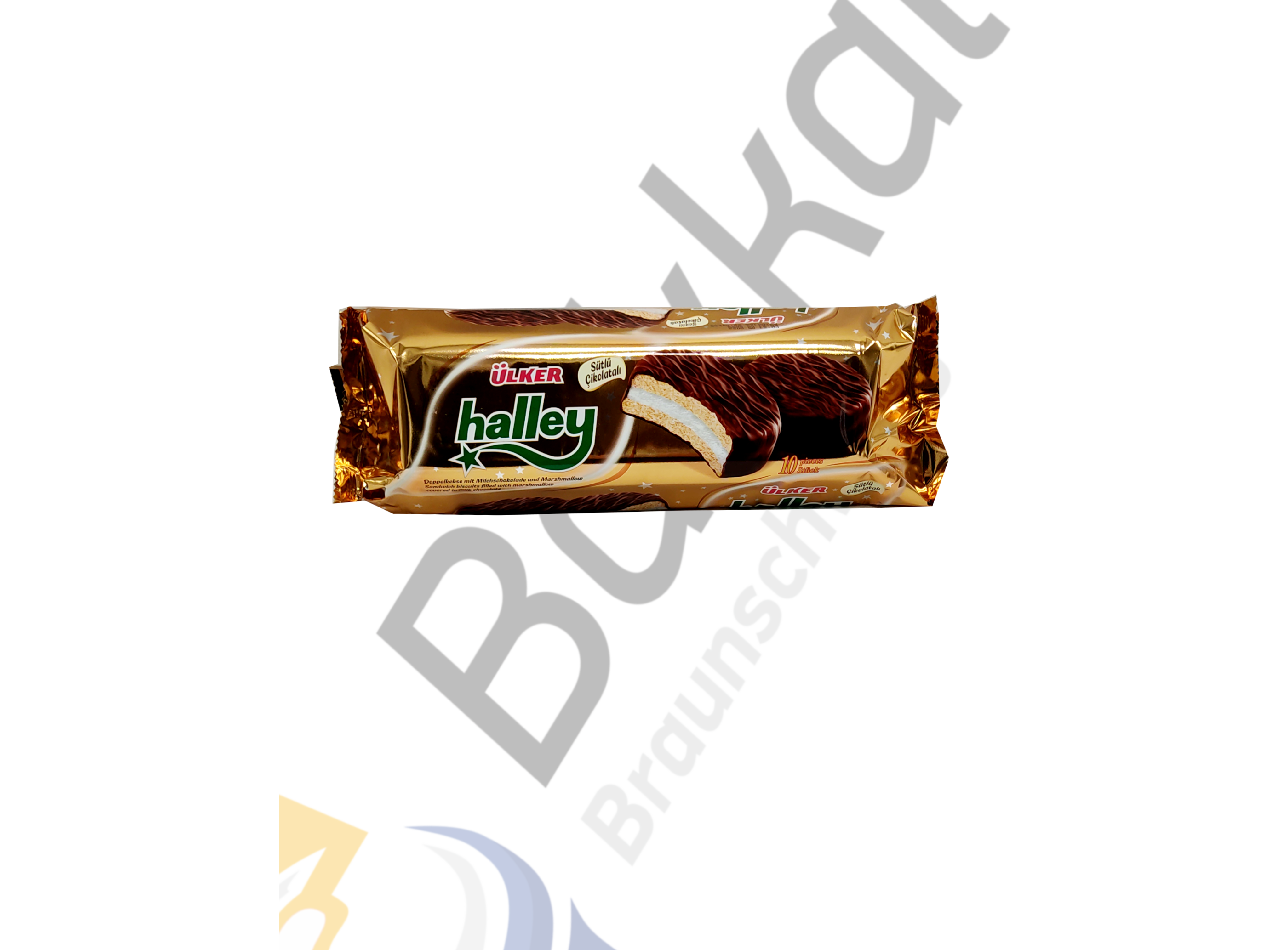 Halley 10lu 300g - Keks mit Marshmallow Füllung und Schokoladenüberzug