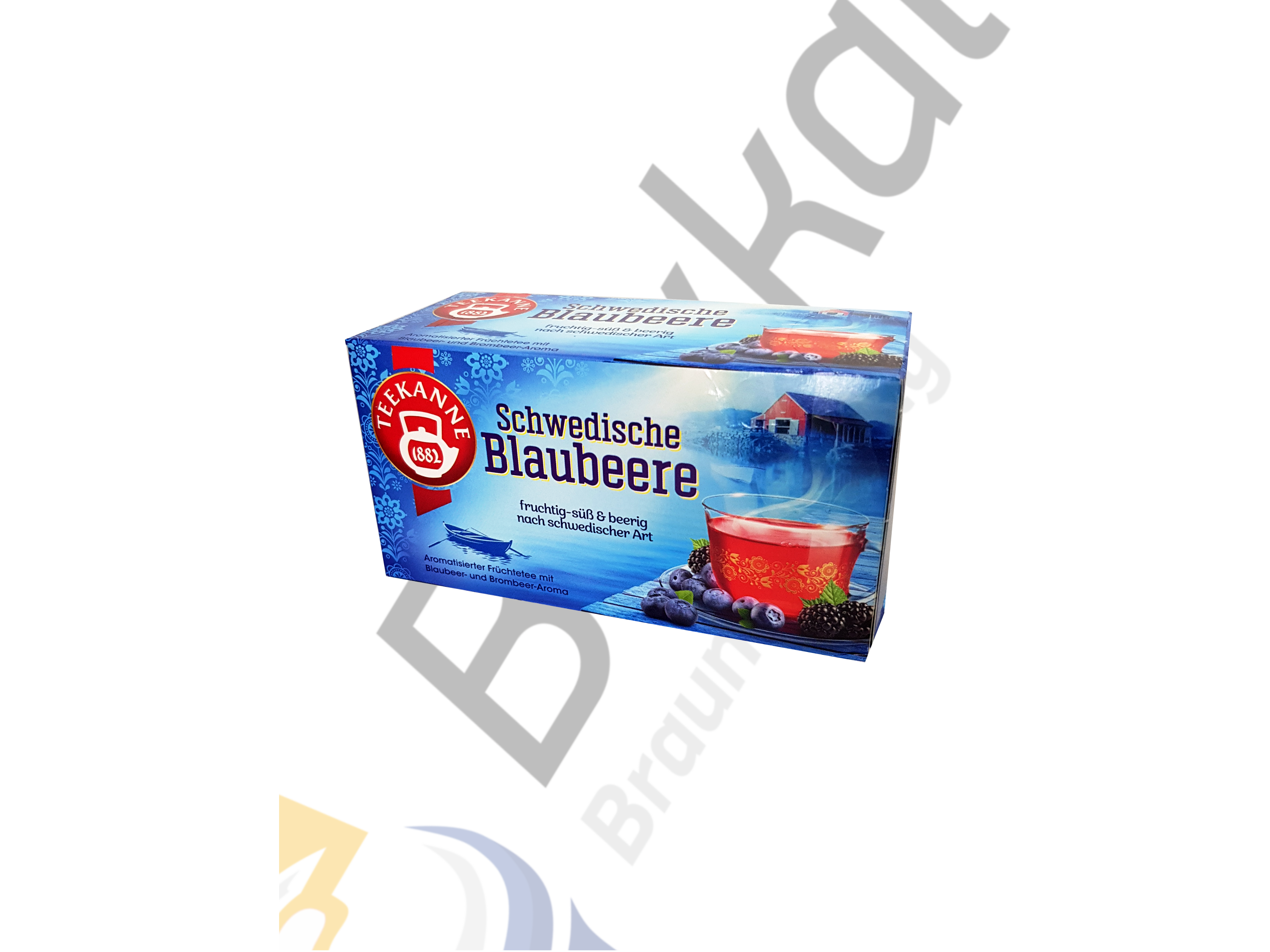 Teekanne Beuteltee Schwedische Blaubeere 20 x Beutel