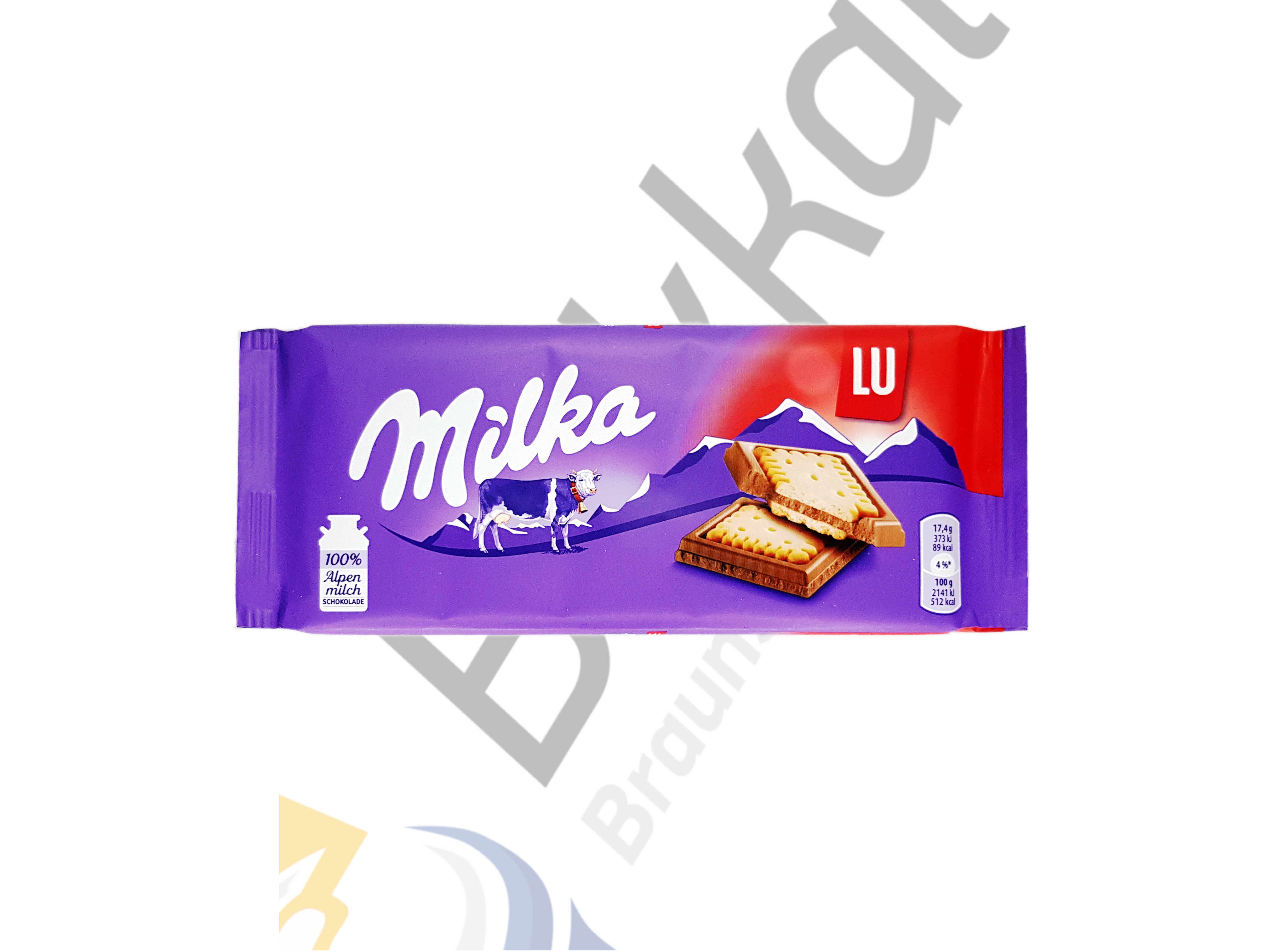 Milka Tafelschokolade - Alpenmilch mit LU Keks 100gr