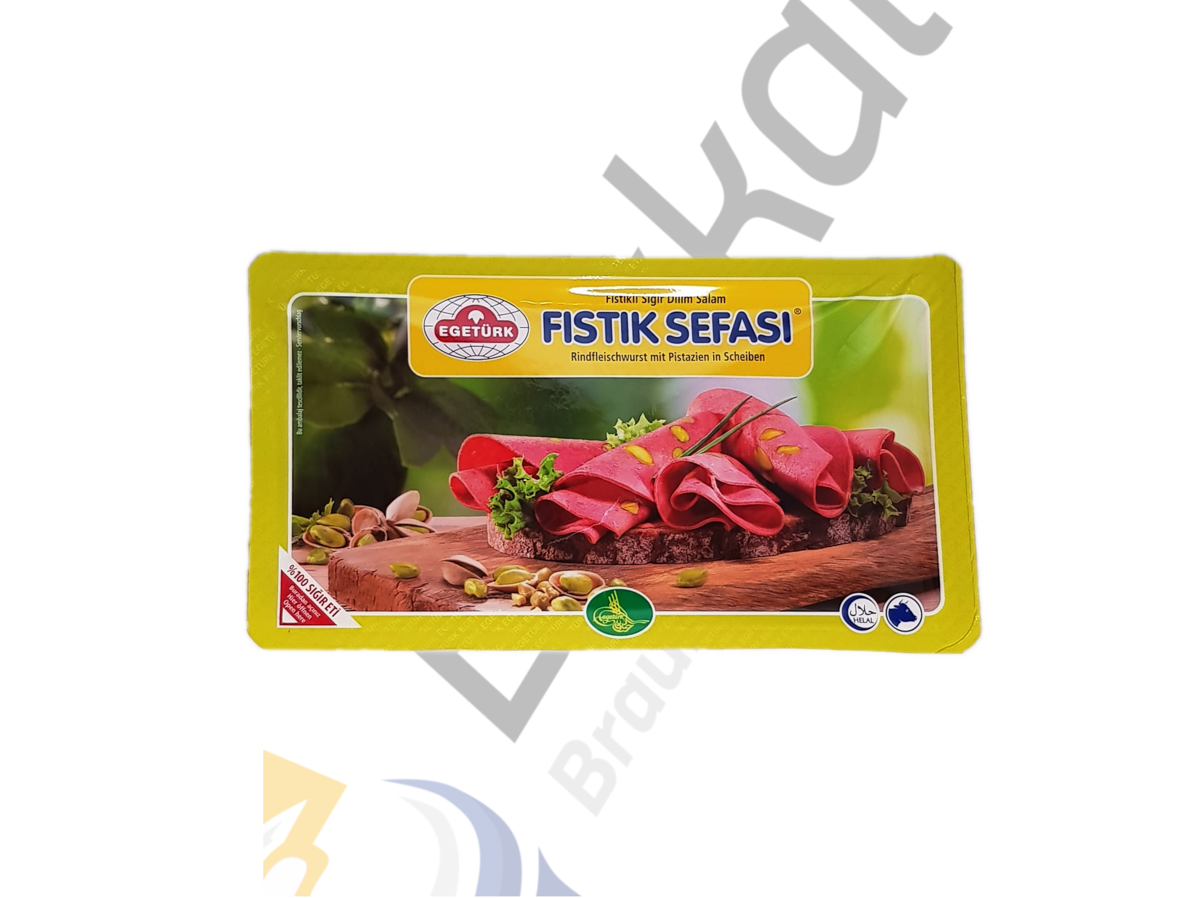 Egetürk - Fistik Sefasi / Rindsfleischwurst mit Pistazien 125gr