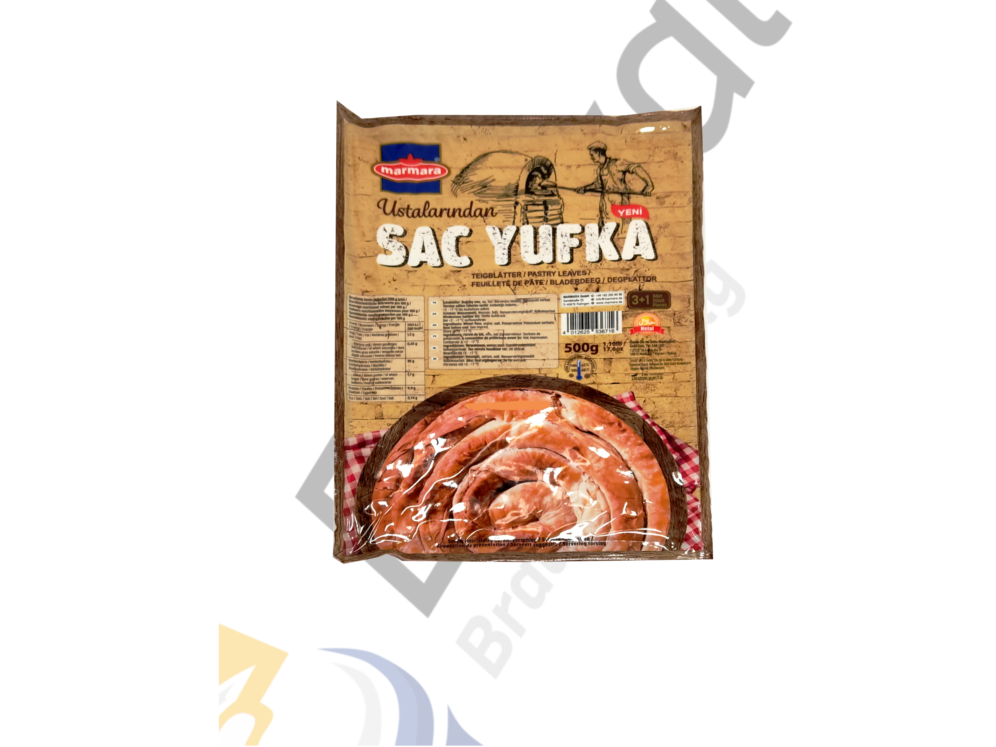 Marmara  - Sac Yufka 500g / Blätterteig 500g