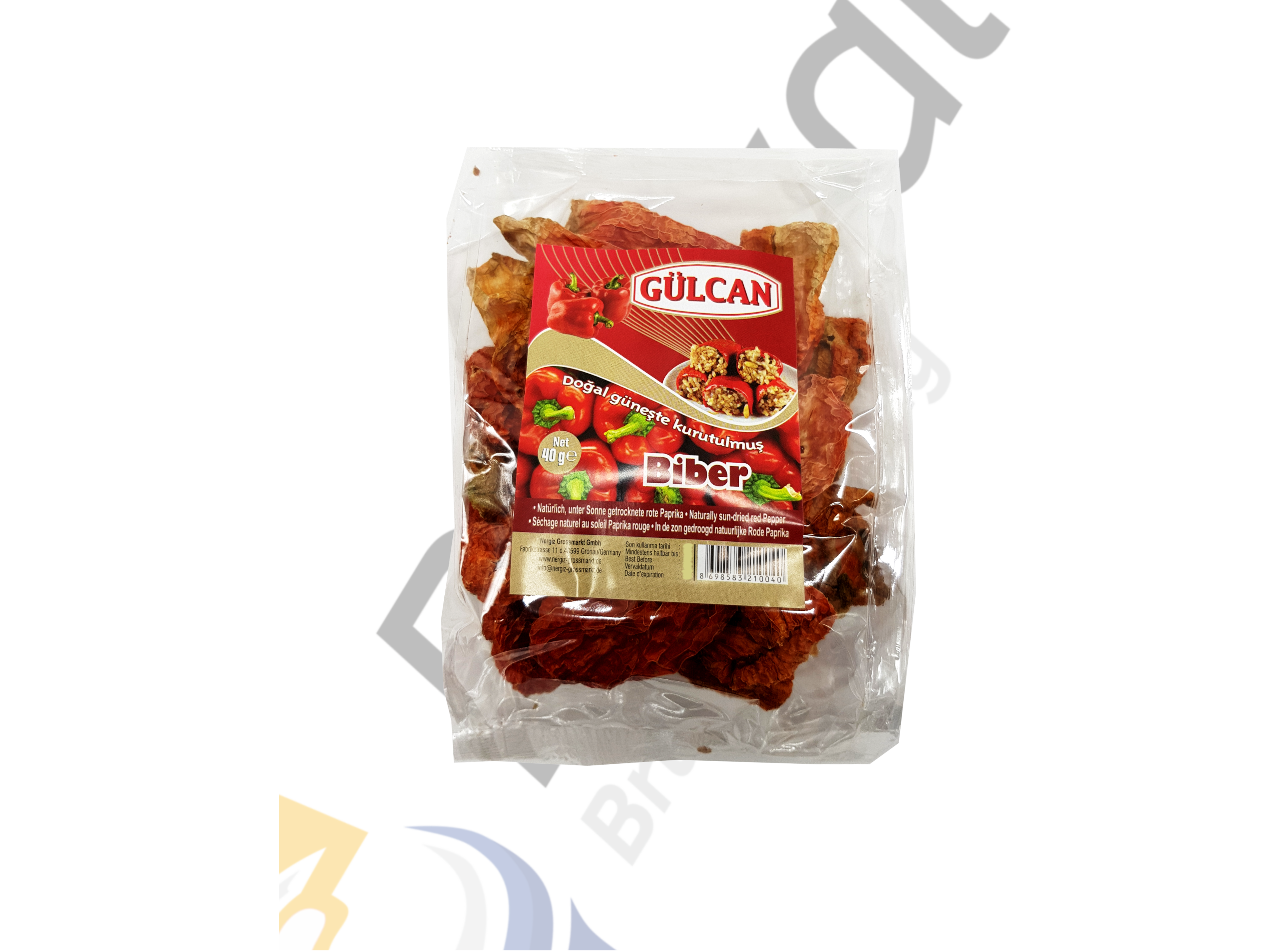 Gülcan - Biber Kurusu -  getrocknete Paprika 48g