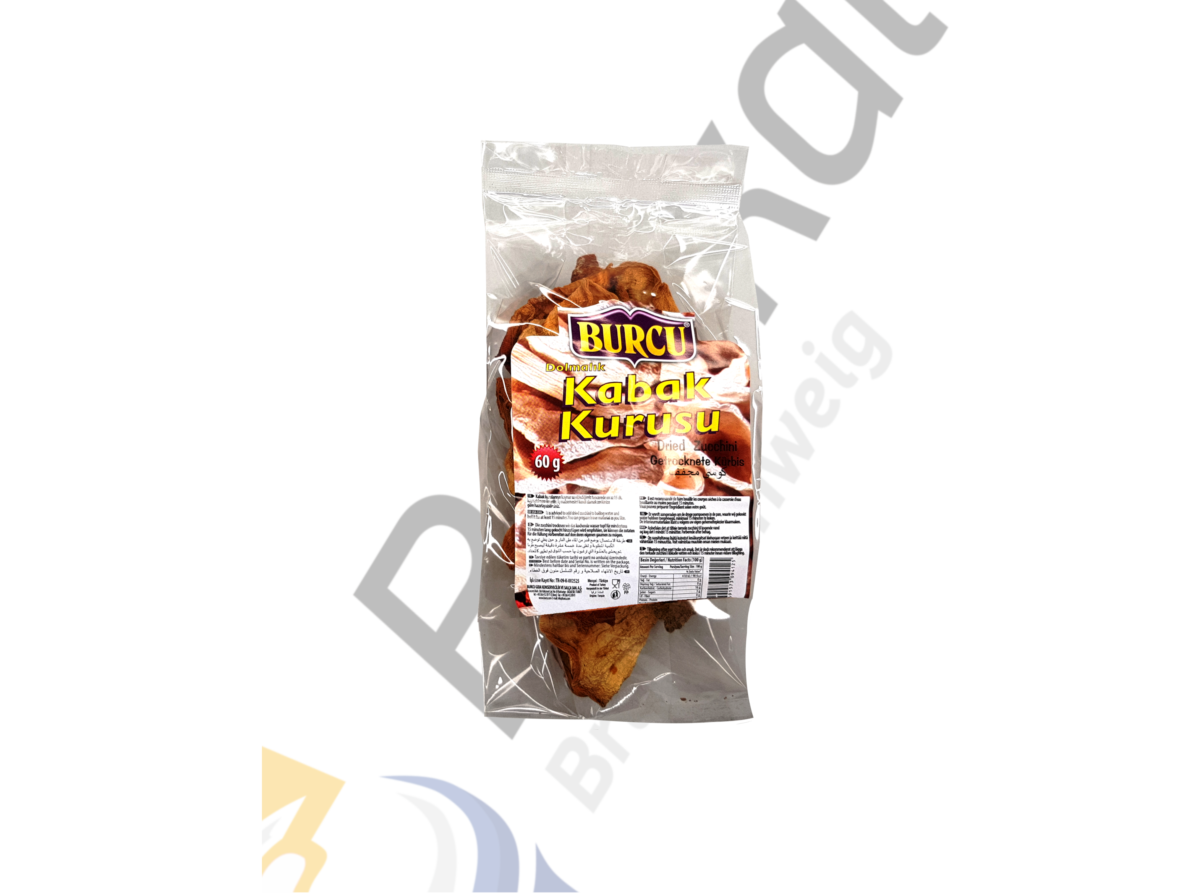 BURCU - Kabak Kurusu - getrocknete Zucchini 60g