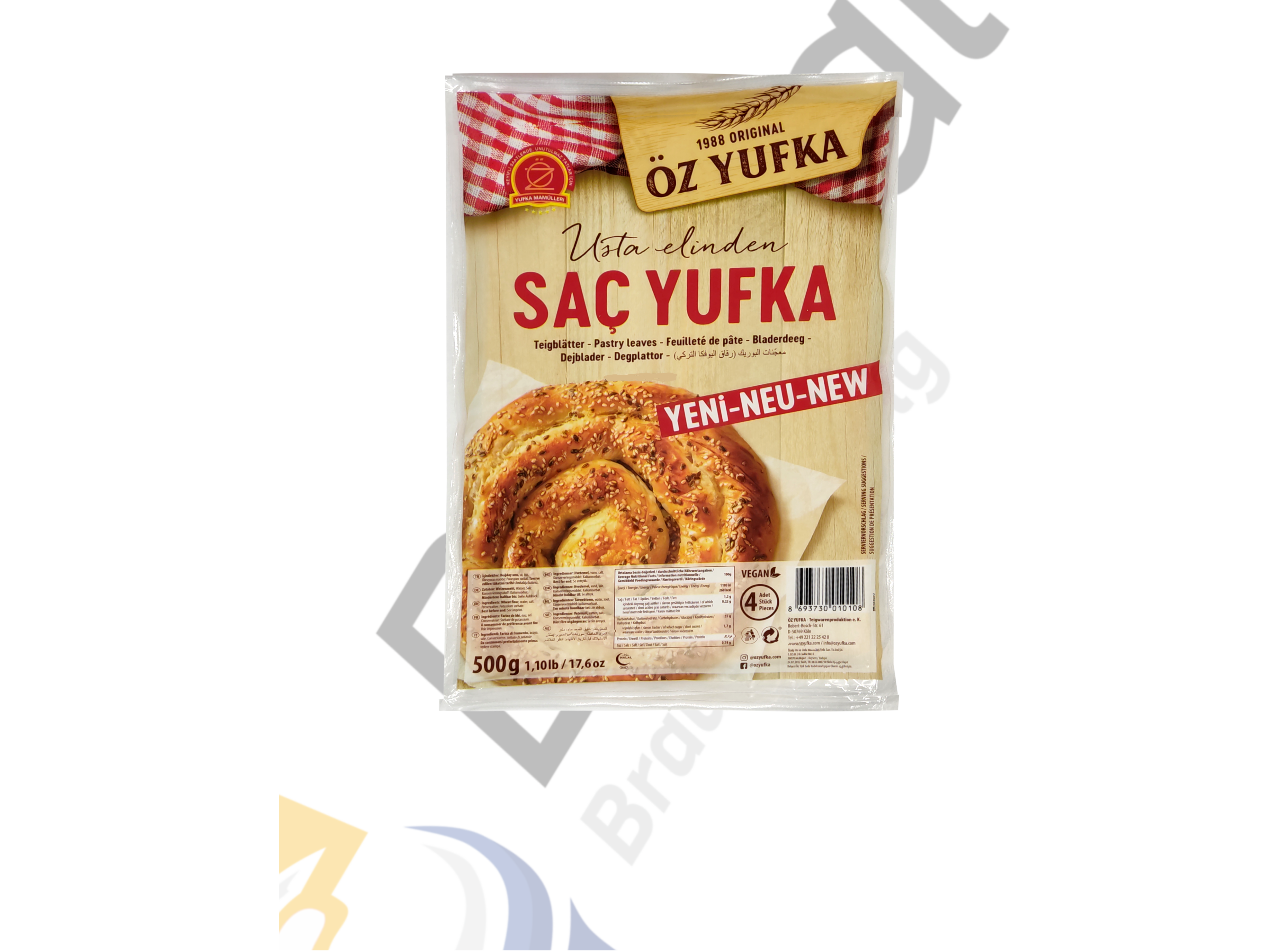 Öz Yufka Sac Yufka - Teigblätter rund 500gr