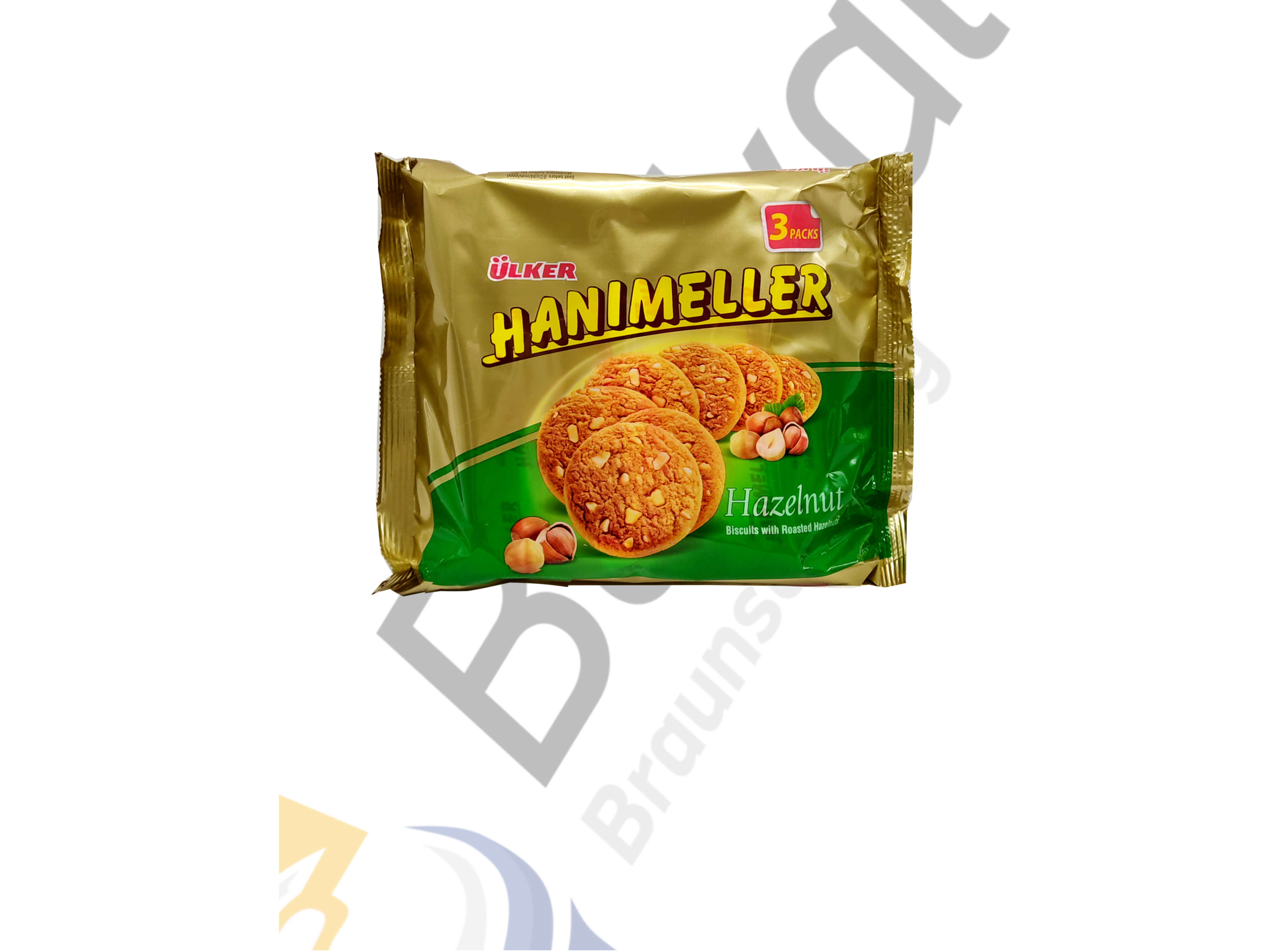 Hanimeller Findikli Bisküvi 3x82g - Haselnuss Keks 3x82g